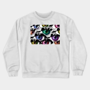 psychadelic eye illustration Crewneck Sweatshirt